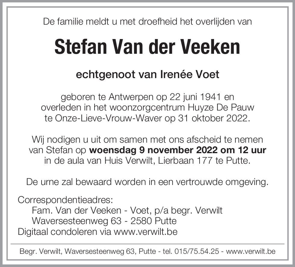 Stefan Van der Veeken