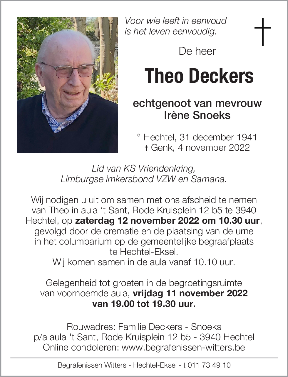 Theo Deckers