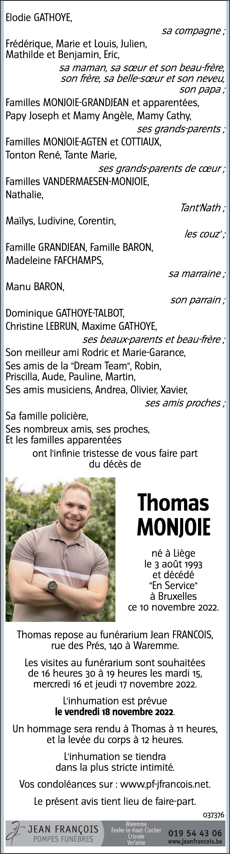 Thomas MONJOIE