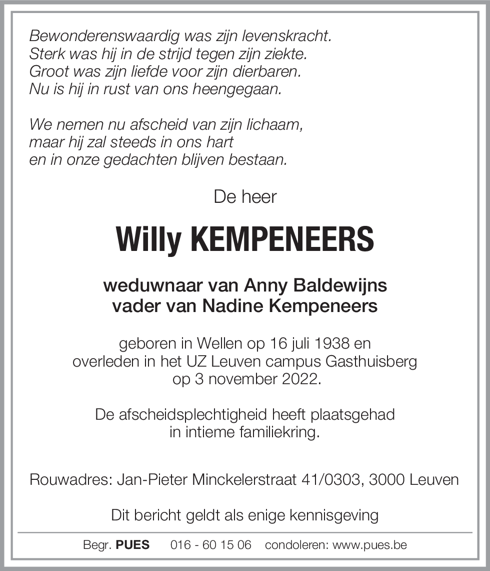 Willy Kempeneers