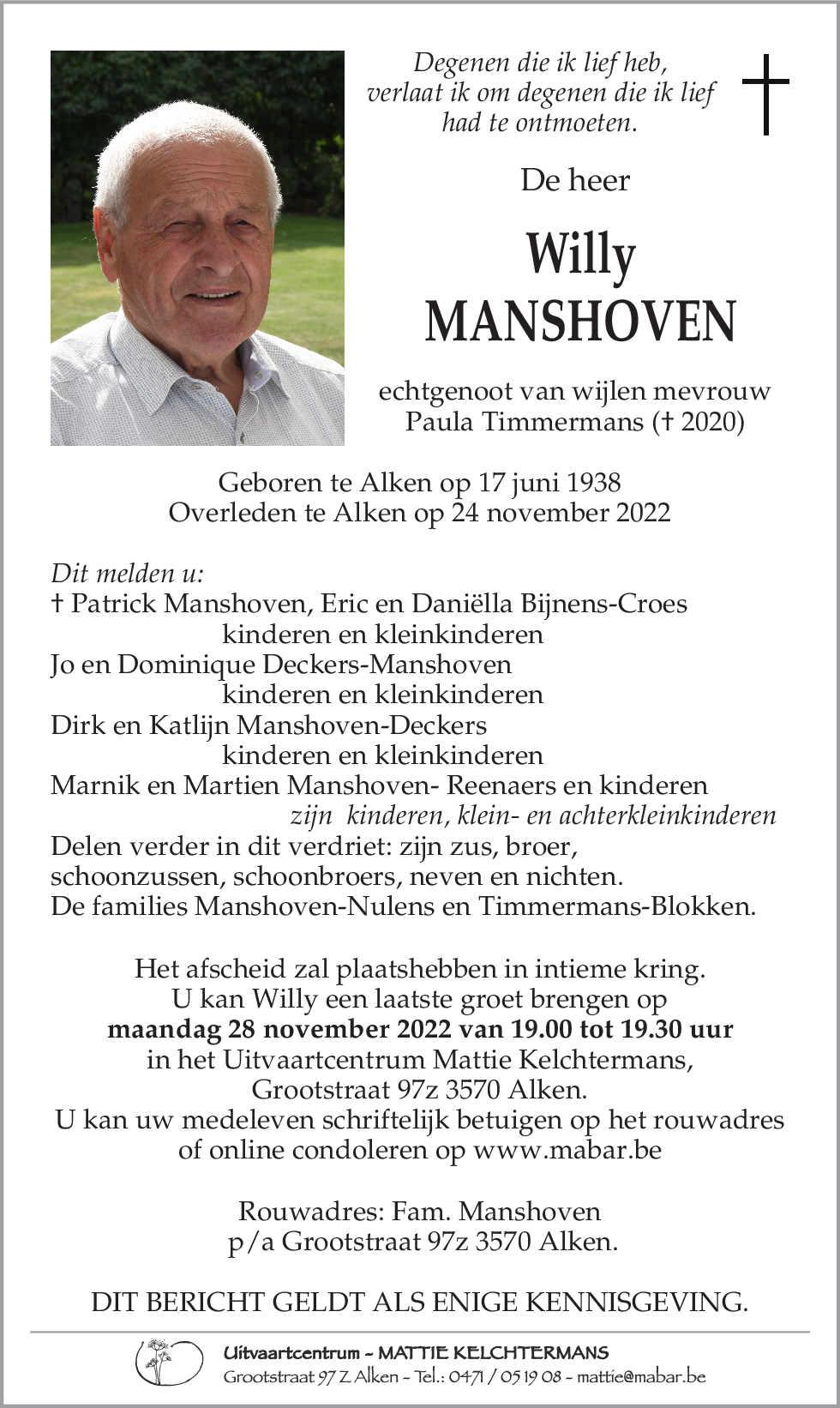 Willy Manshoven