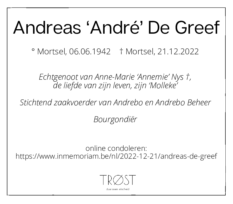 Andreas De Greef