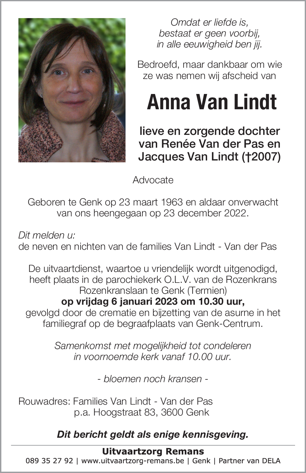 Anna Van Lindt