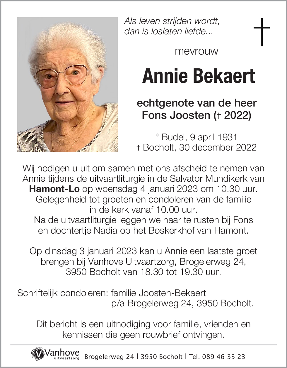 Annie Bekaert