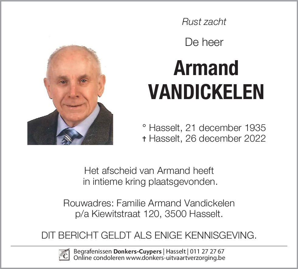 Armand Vandickelen