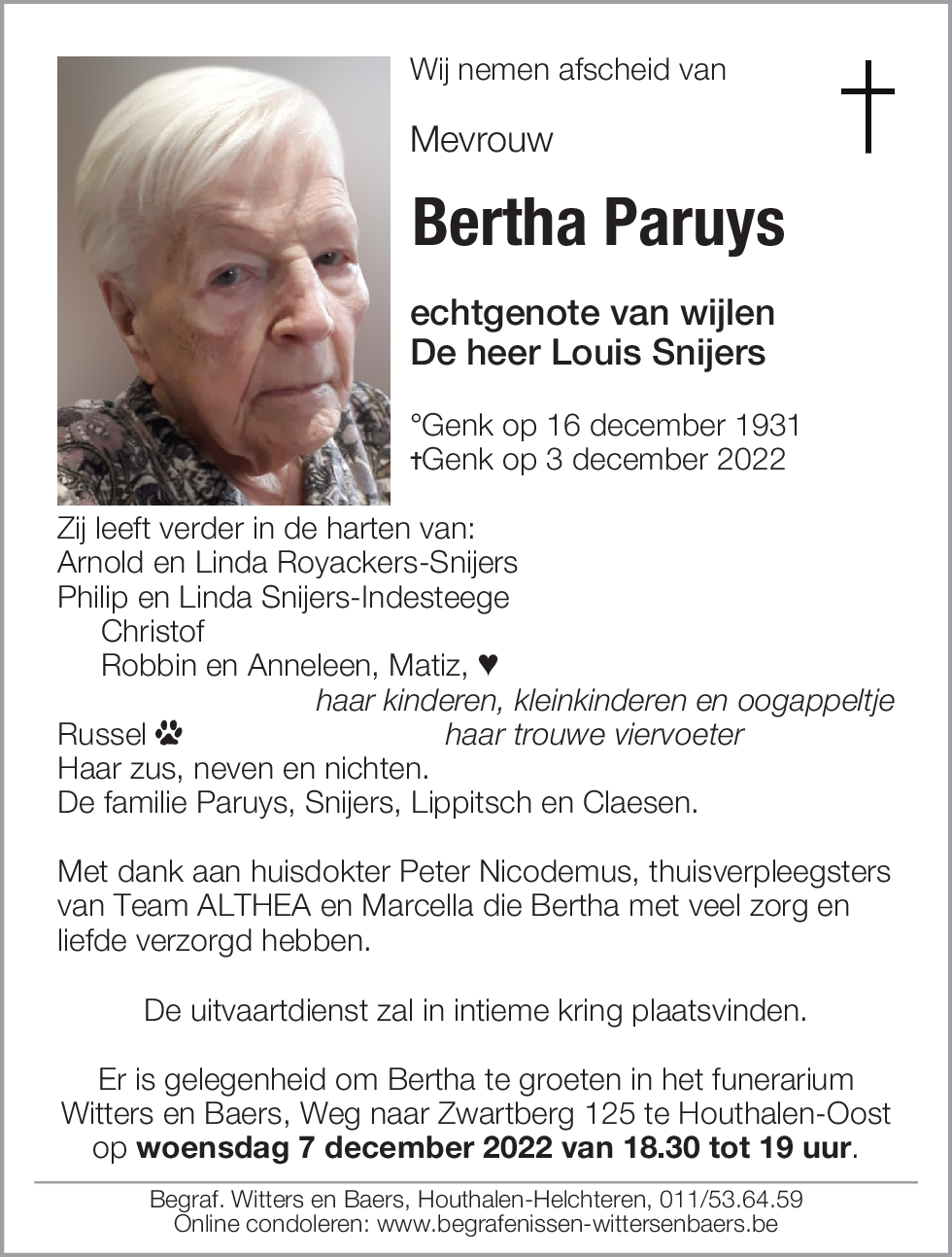 Bertha Paruys