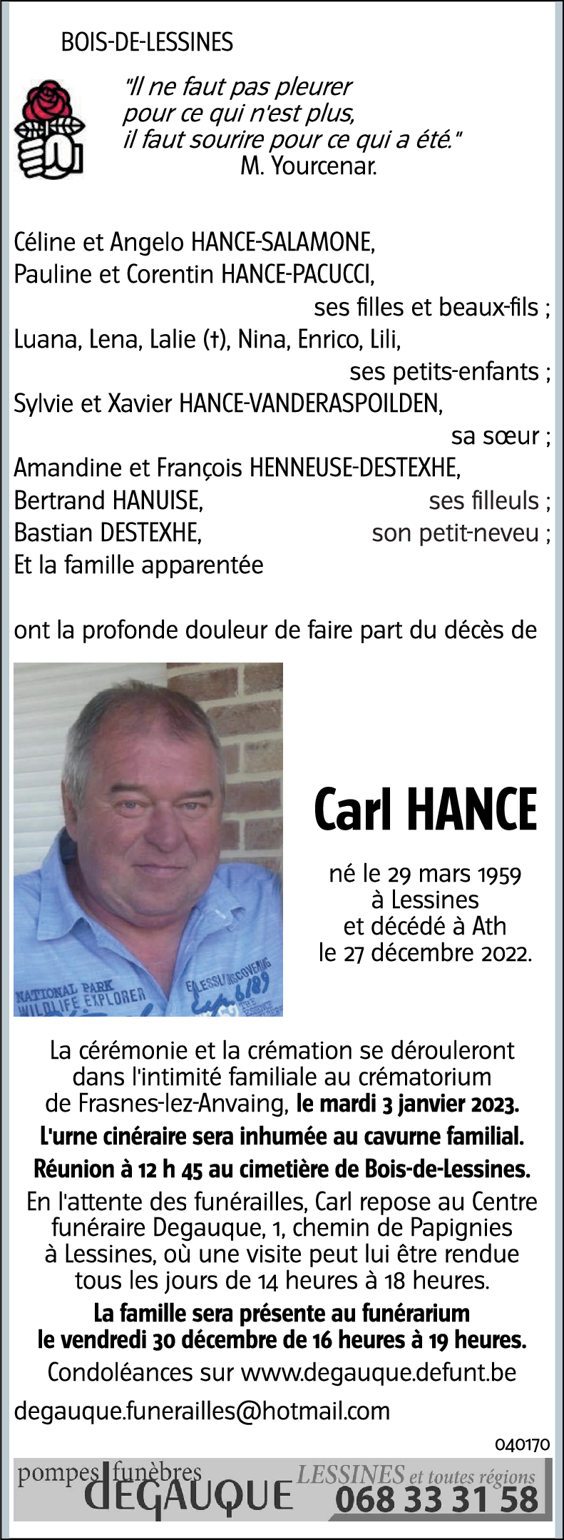 Carl HANCE