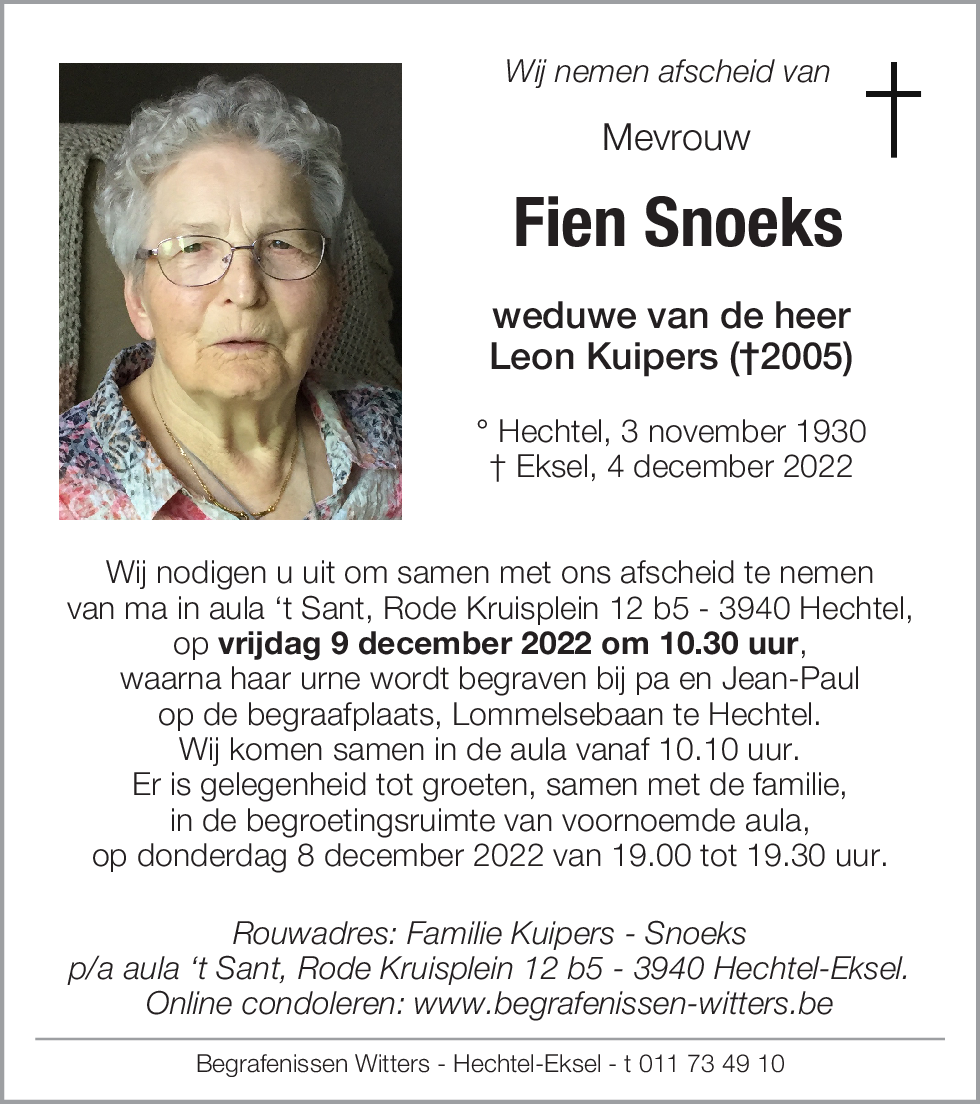 Fien Snoeks