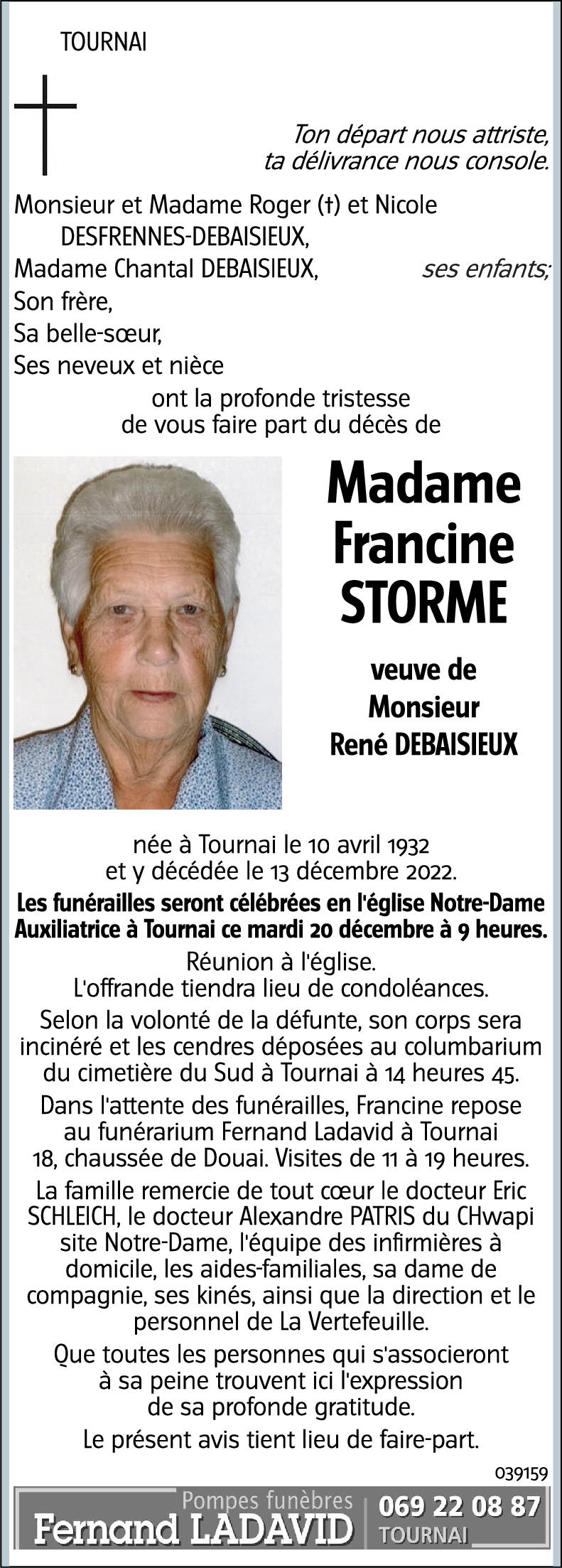 Francine STORME