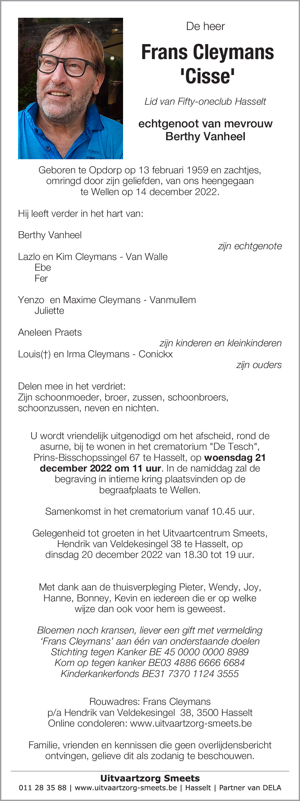 Frans 'Cisse' Cleymans