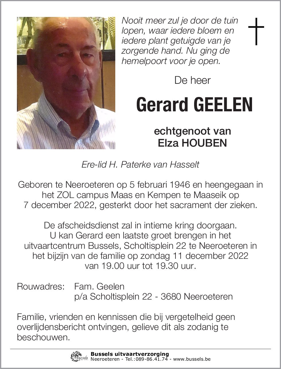 Gerard GEELEN