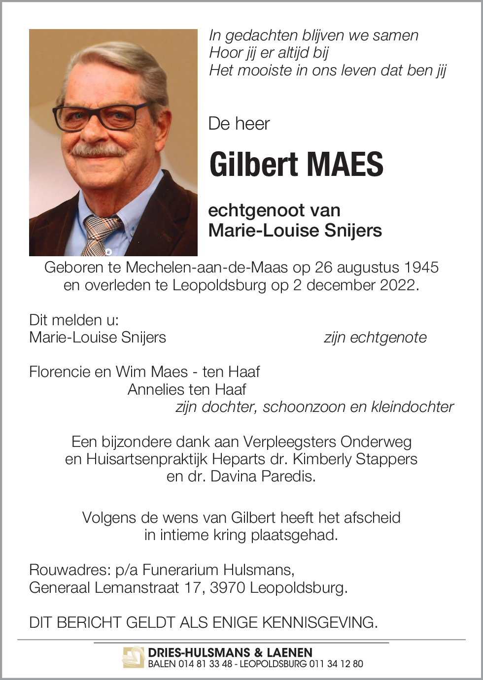 Gilbert Maes