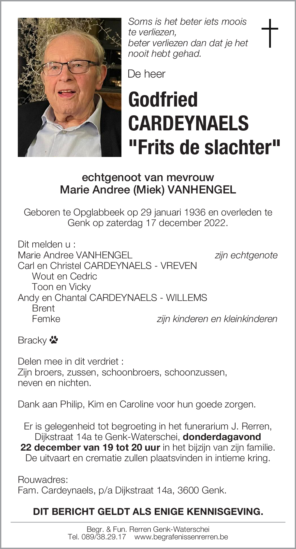 Godfried CARDEYNAELS