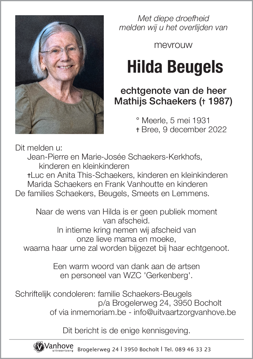 Hilda Beugels