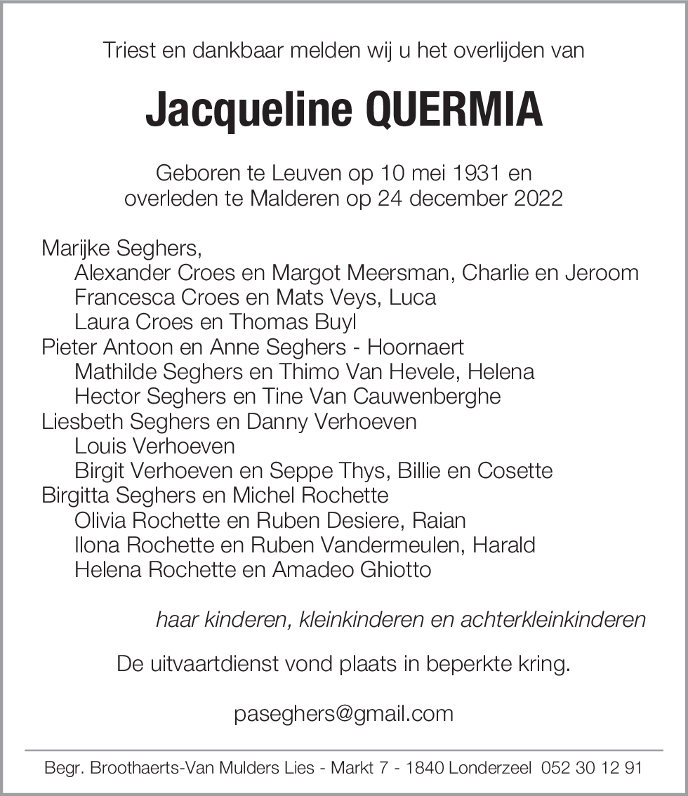 Jacqueline Quermia
