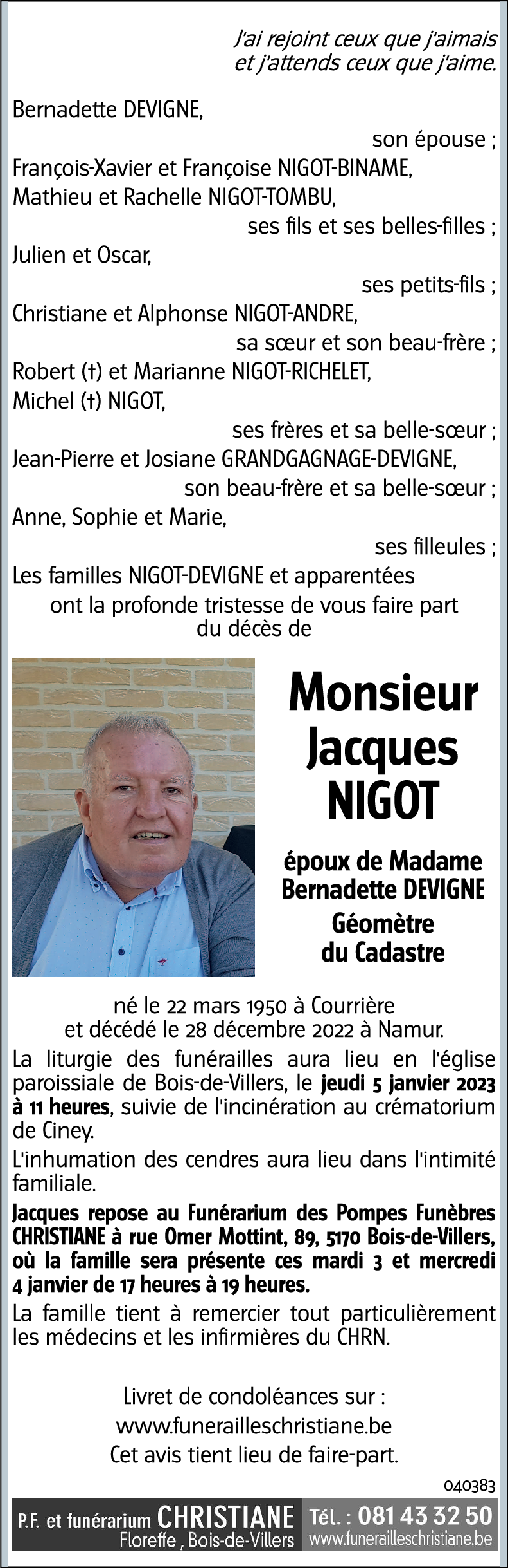 Jacques NIGOT