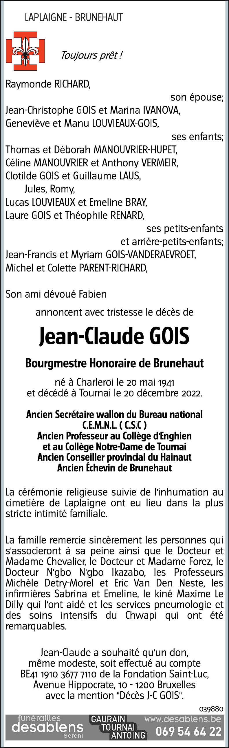 Jean-Claude GOIS