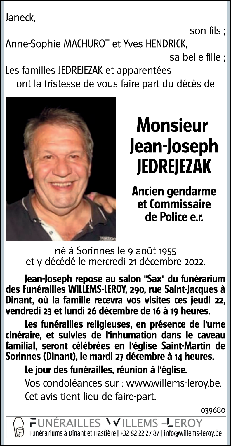 Jean-Joseph JEDREJEZAK