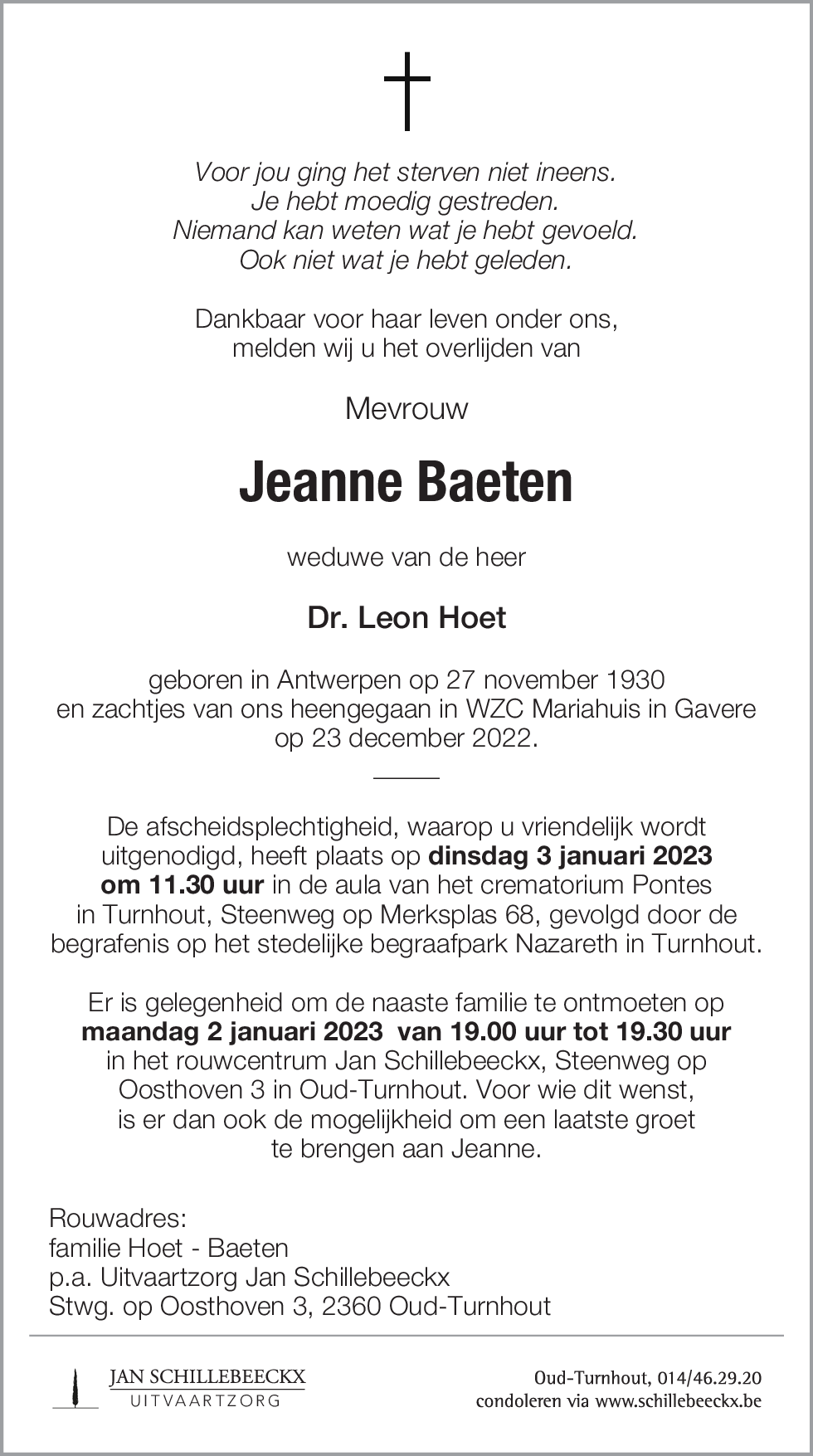 Jeanne Baeten