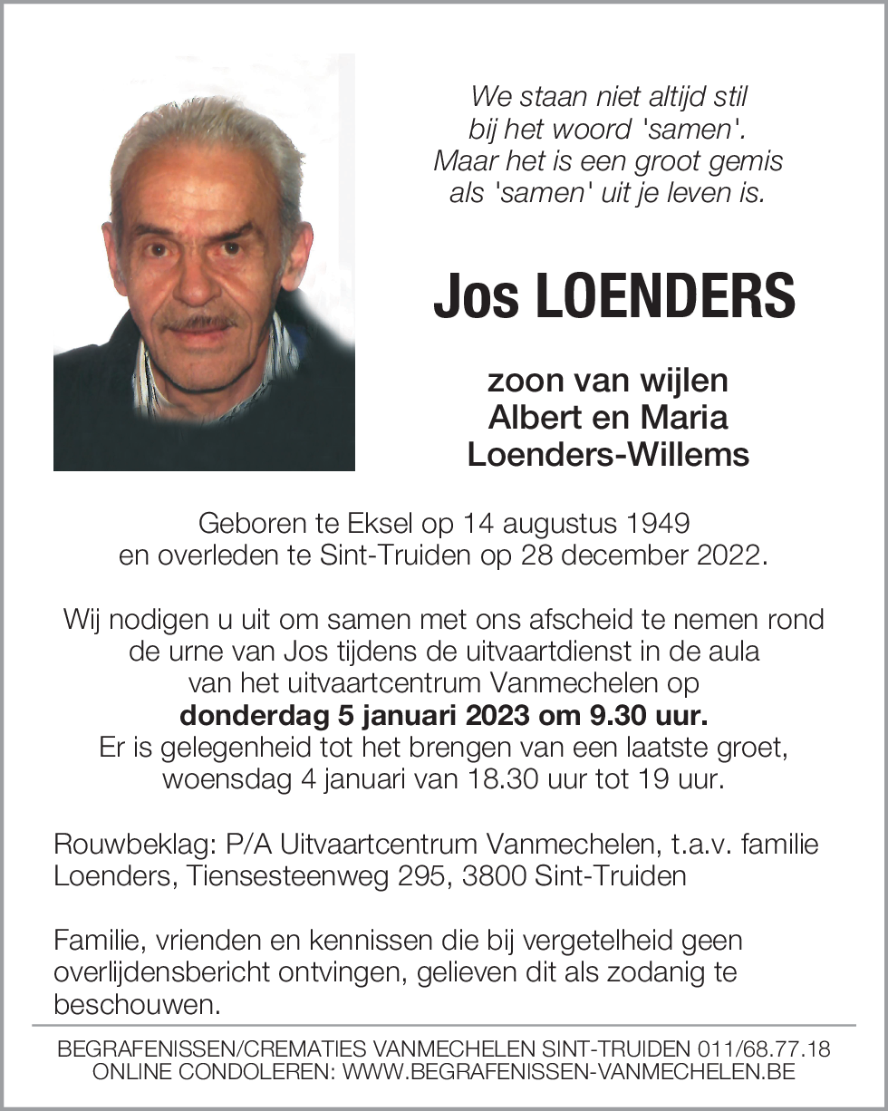 Jos Loenders