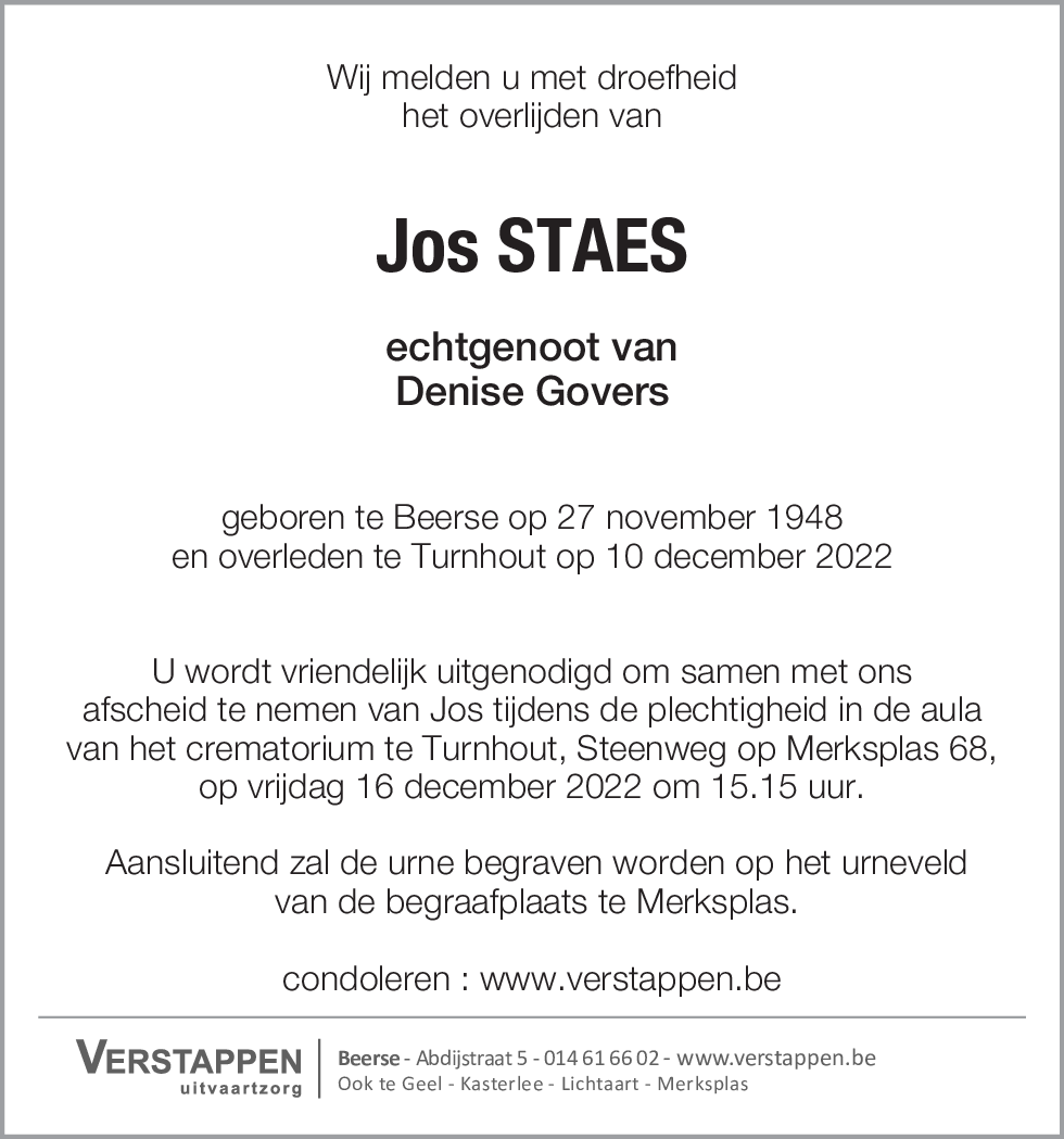 Jos Staes