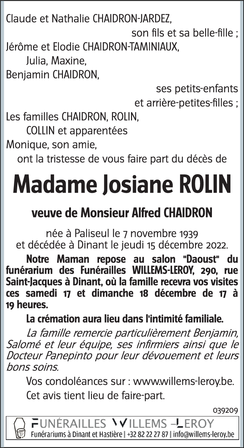 Josiane ROLIN