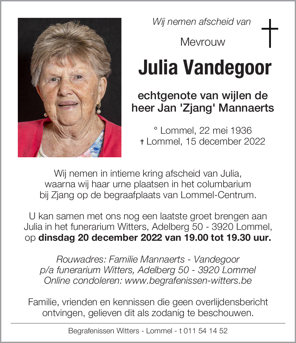 Julia Vandegoor