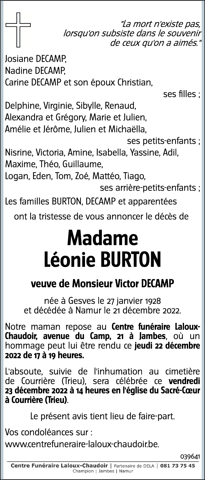 Léonie BURTON