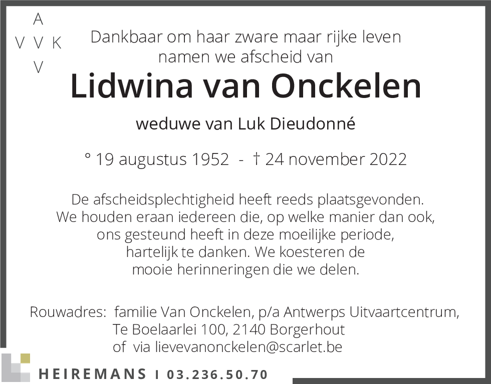 Lidwina Van Onckcelen