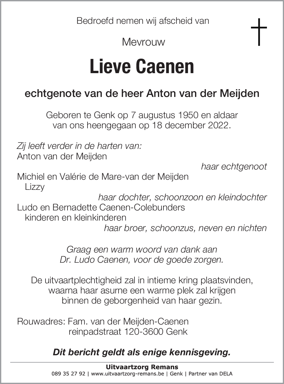 Lieve Caenen