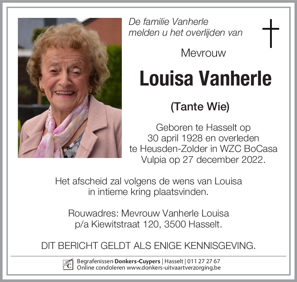 Louisa Vanherle