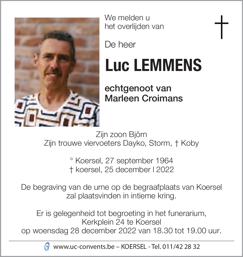 Luc Lemmens