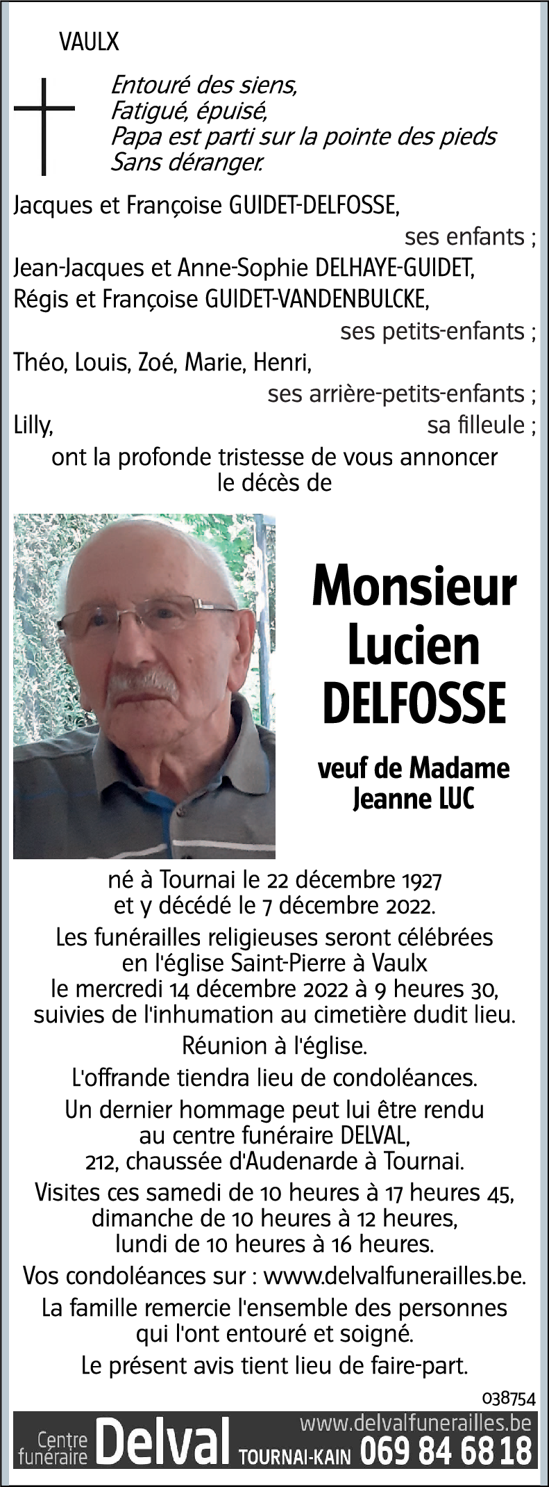 Lucien DELFOSSE
