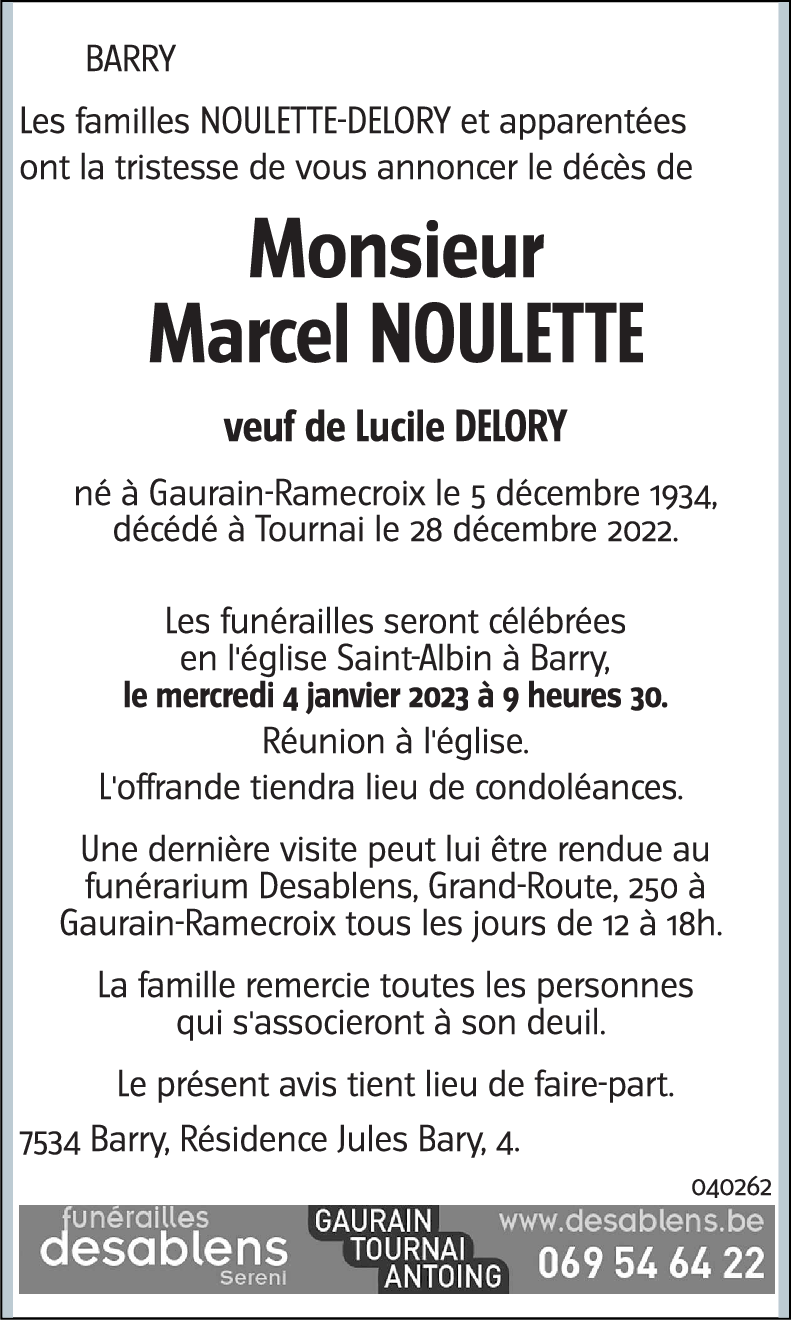 Marcel NOULETTE