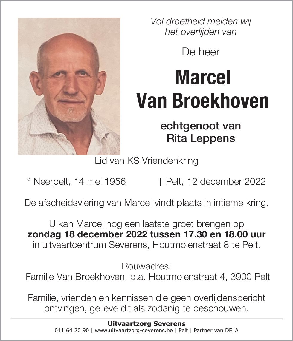 Marcel Van Broekhoven