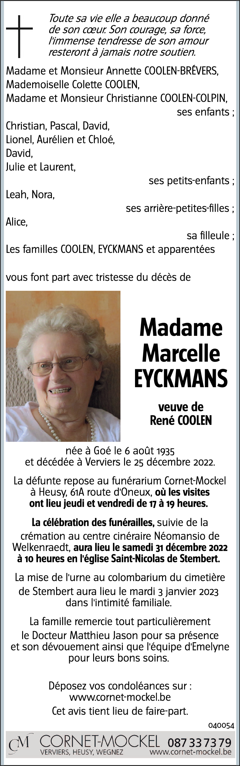 Marcelle EYCKMANS
