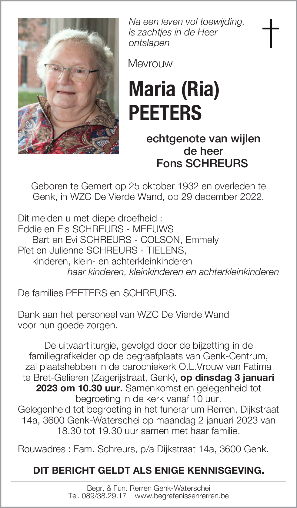 Maria PEETERS