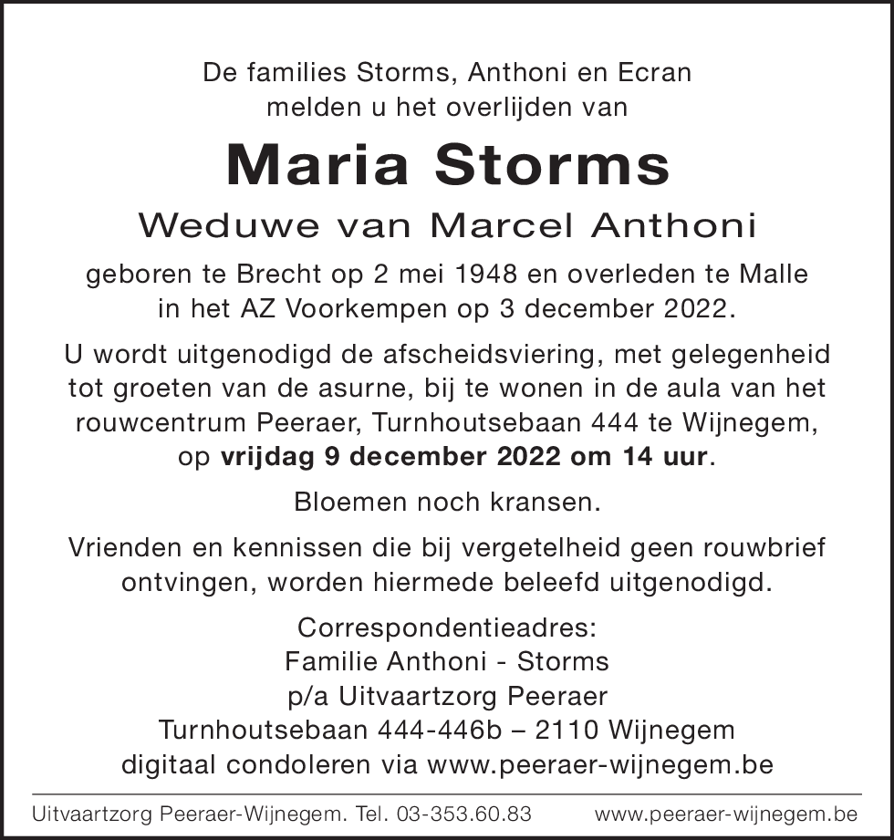 Maria Storms
