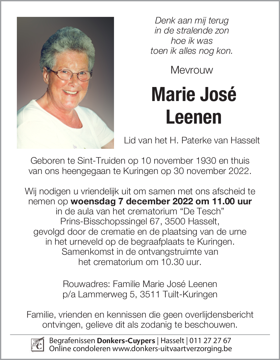 Marie José Leenen