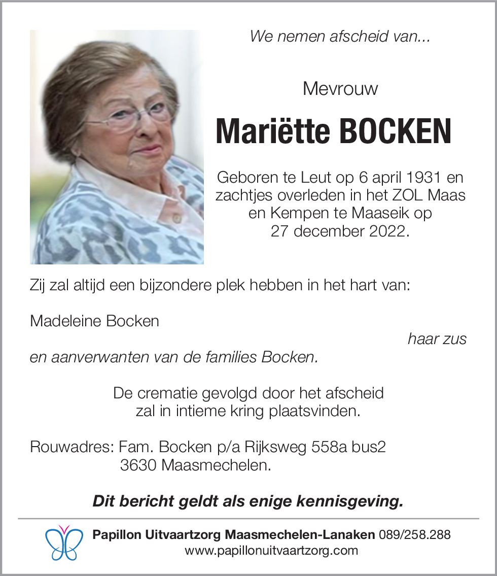 Mariëtte Bocken