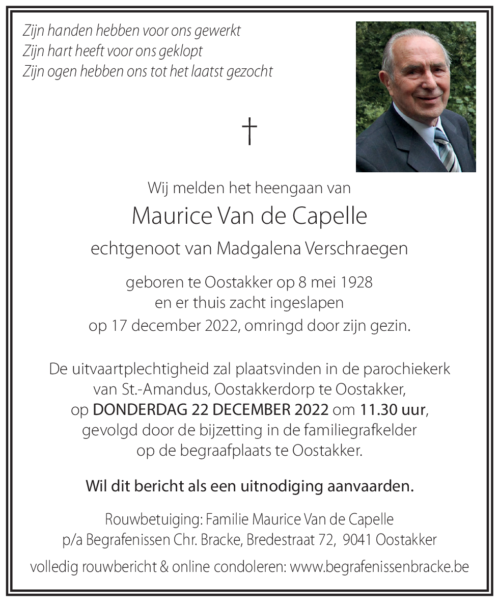 Maurice Van de Capelle