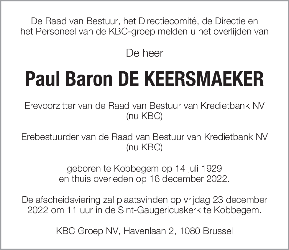 Paul De Keersmaeker