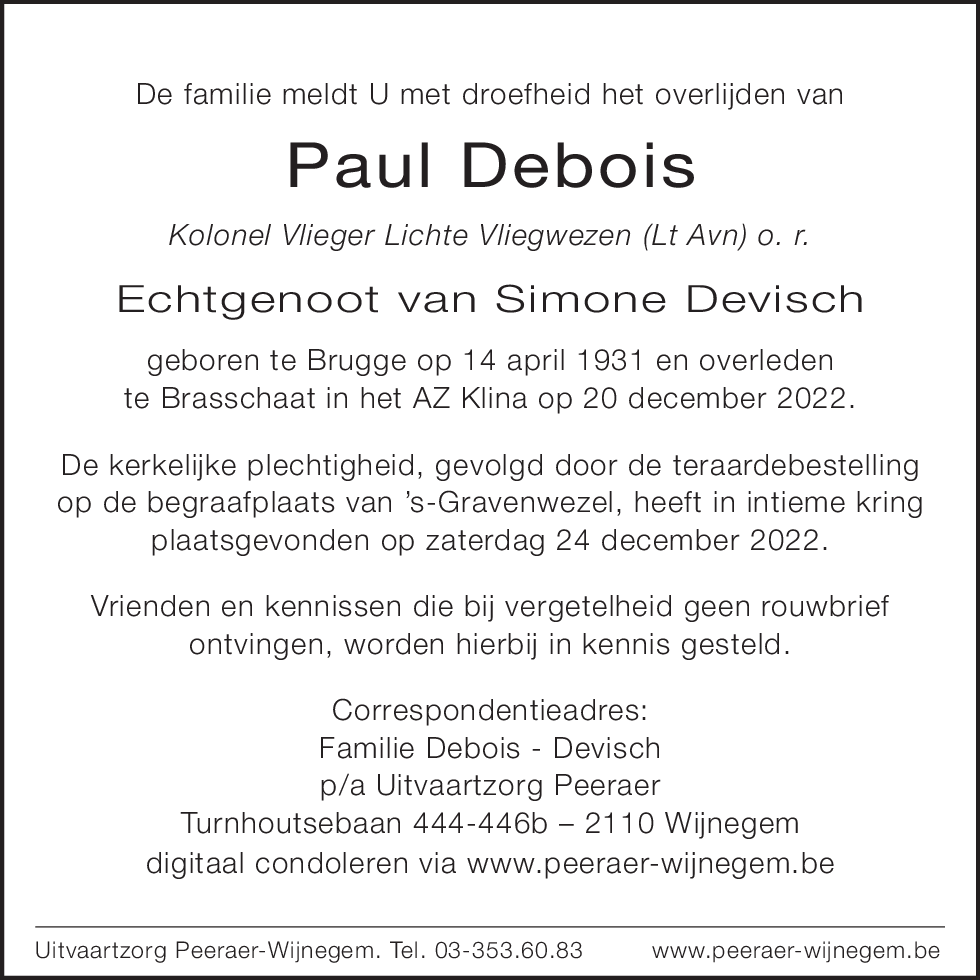 Paul Debois