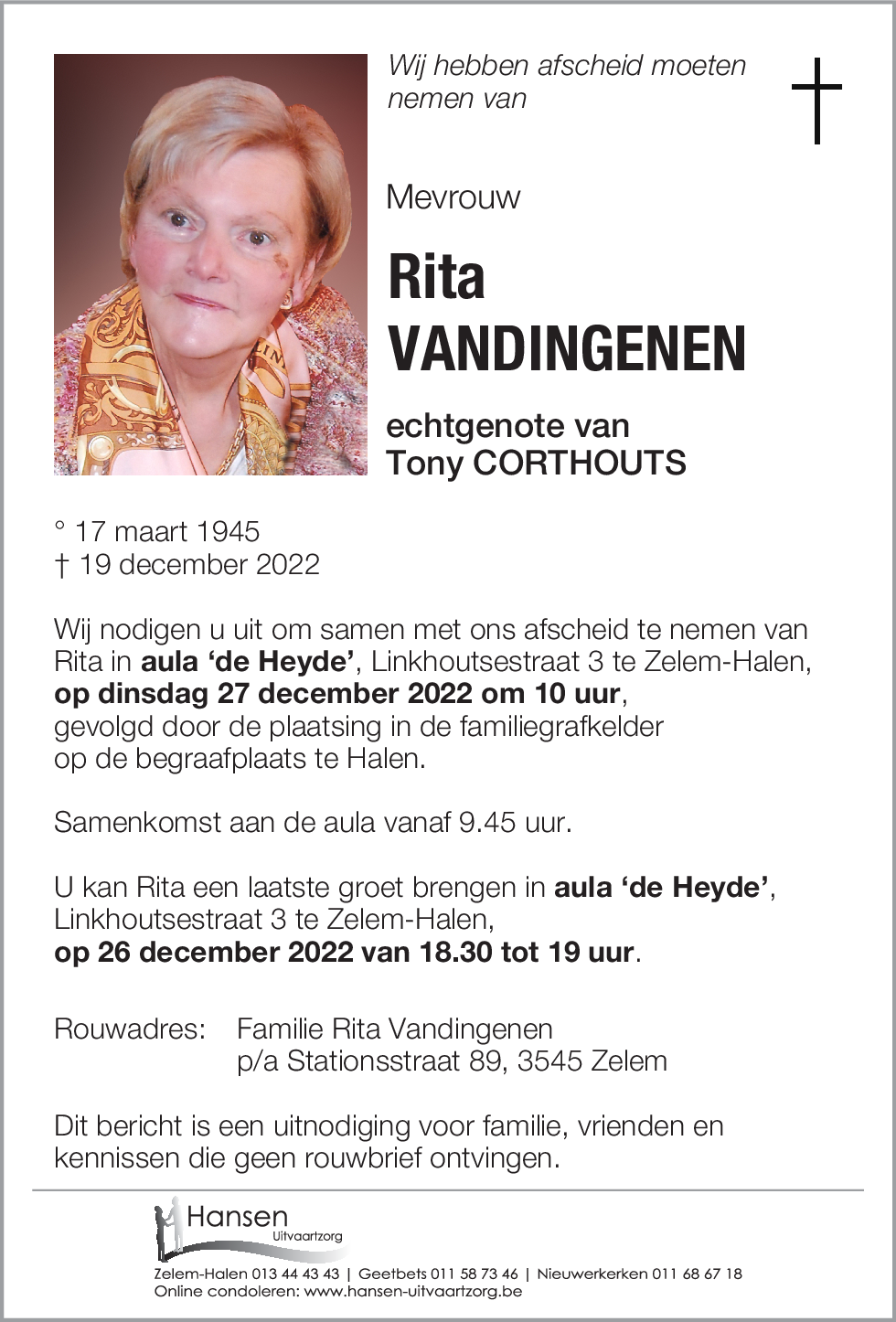 Rita VANDINGENEN