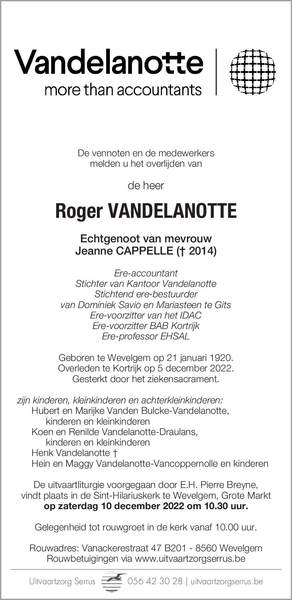 Roger VANDELANOTTE