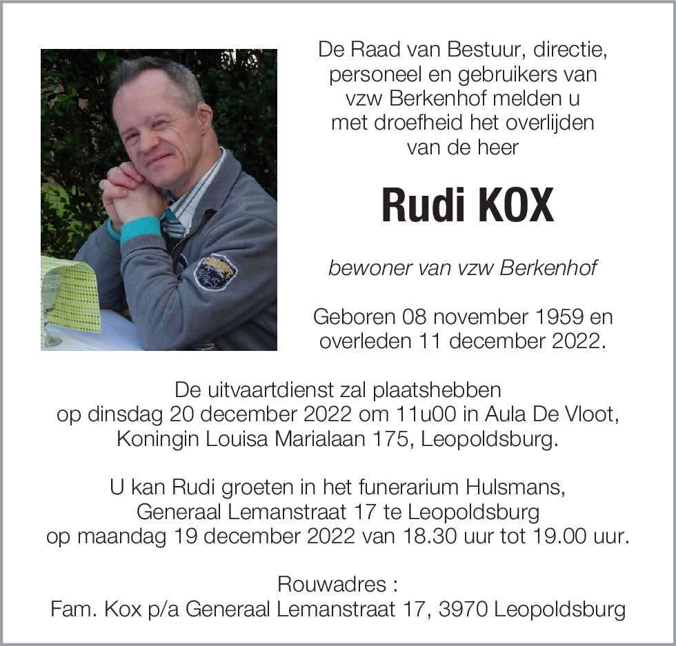 Rudi Kox