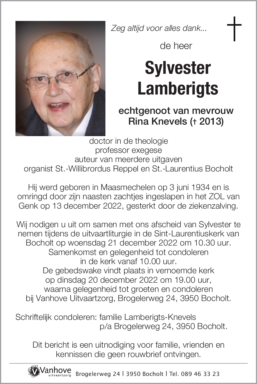 Sylvester Lamberigts