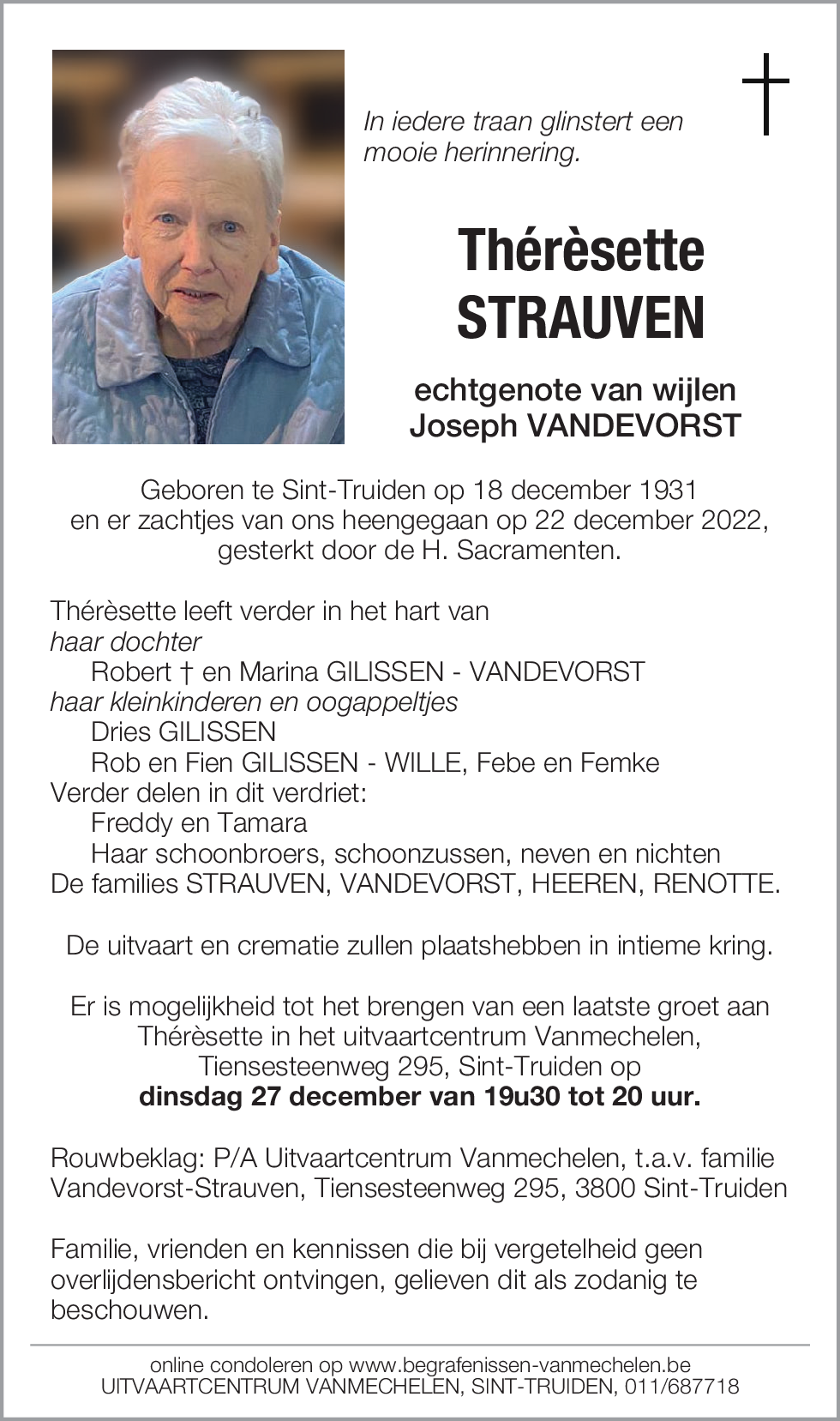 Thérèsette Strauven