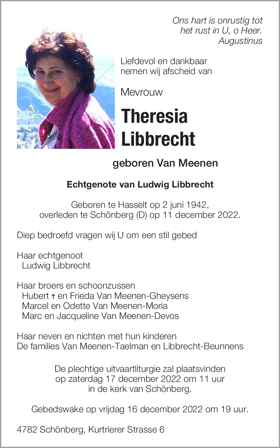 Theresia Van Meenen