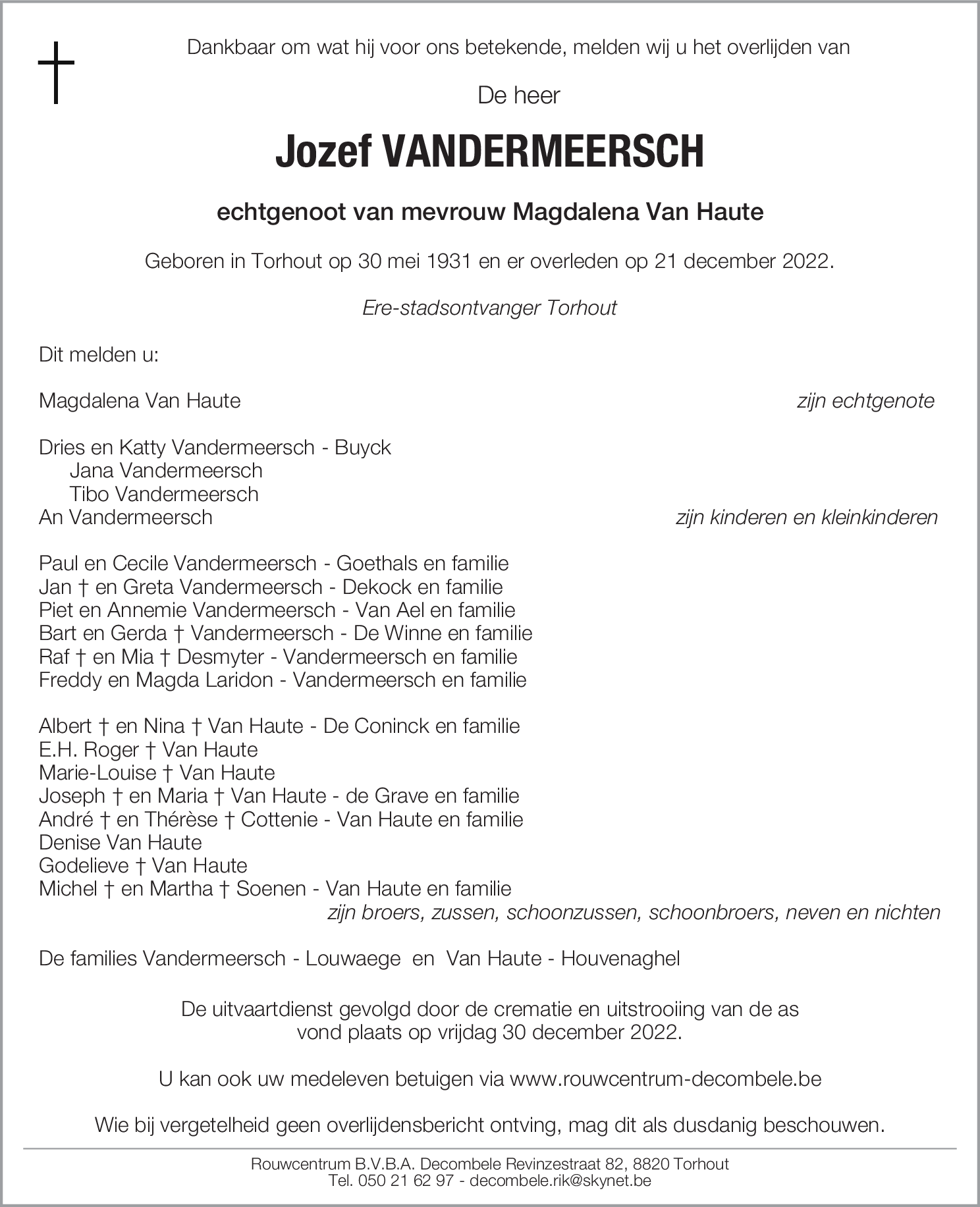 Vandermeersch Jozef